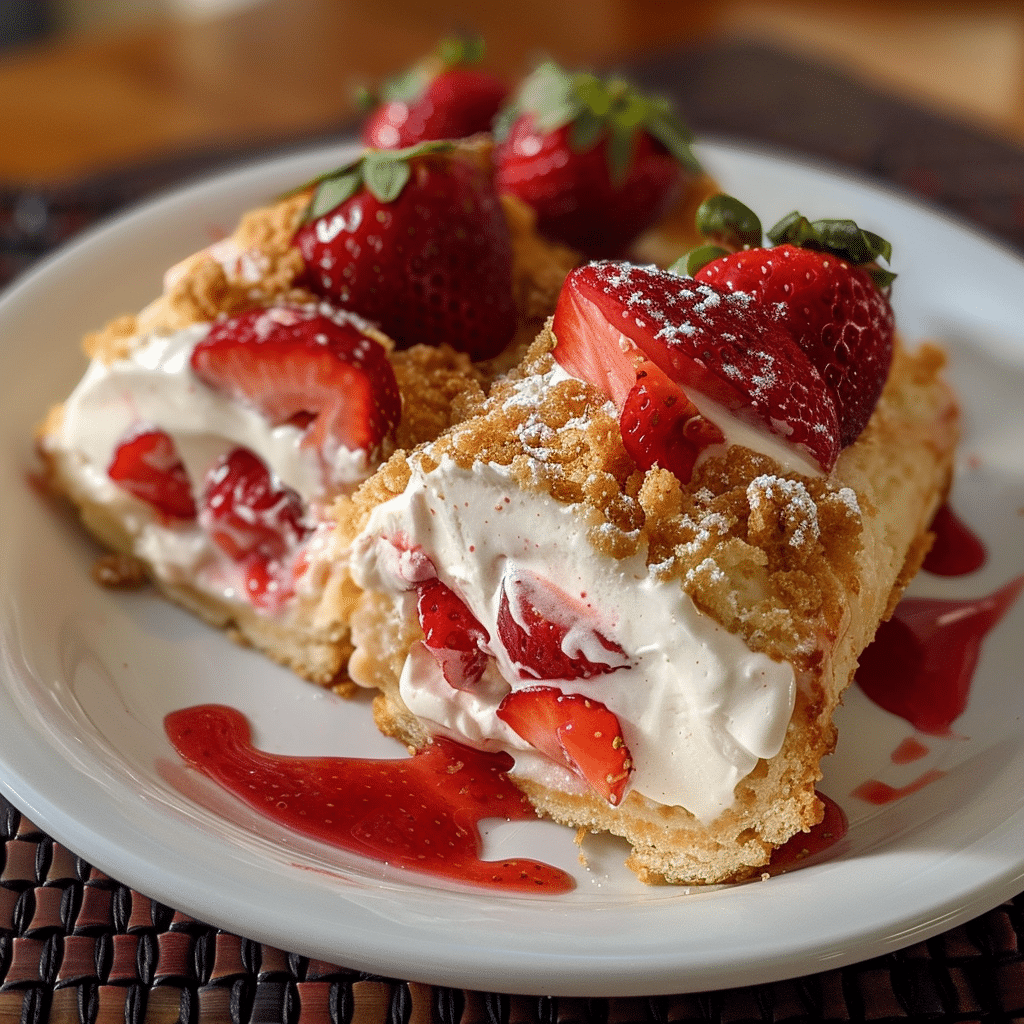 Strawberry Shortcake Cheesecake Rolls 4 Strawberry Shortcake Cheesecake Rolls