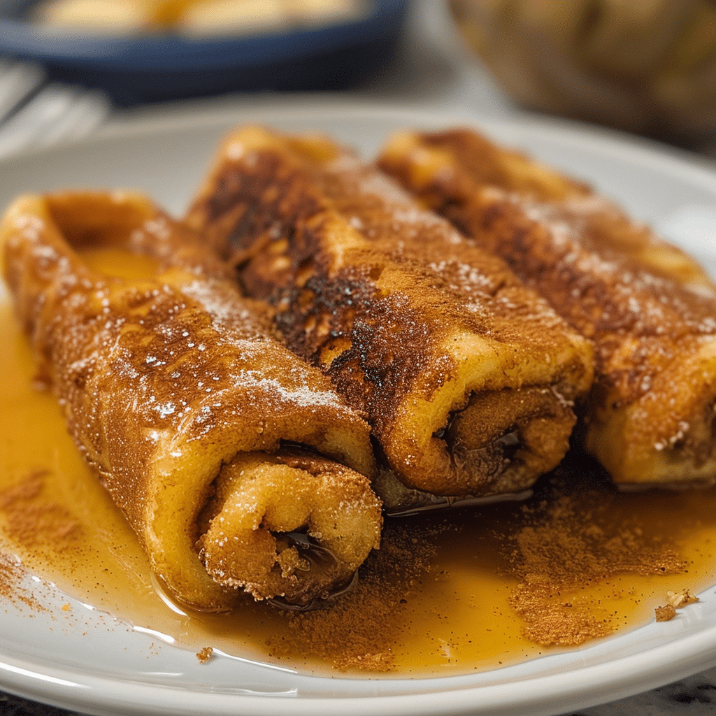 Churro French Toast Roll Ups