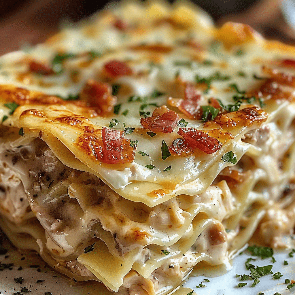 Crack Chicken Lasagna Bake 4 Crack Chicken Lasagna Bake