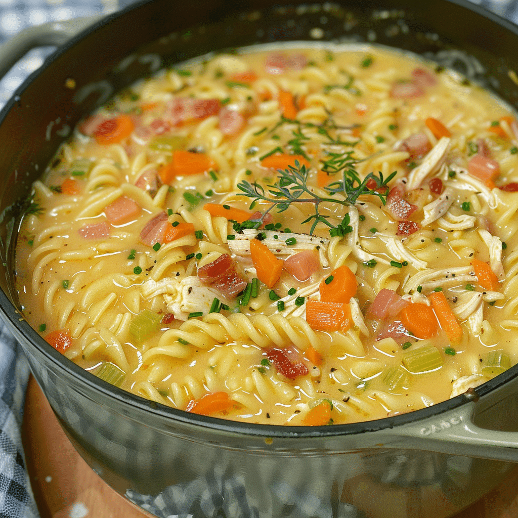 Crack Chicken Noodle Soup
