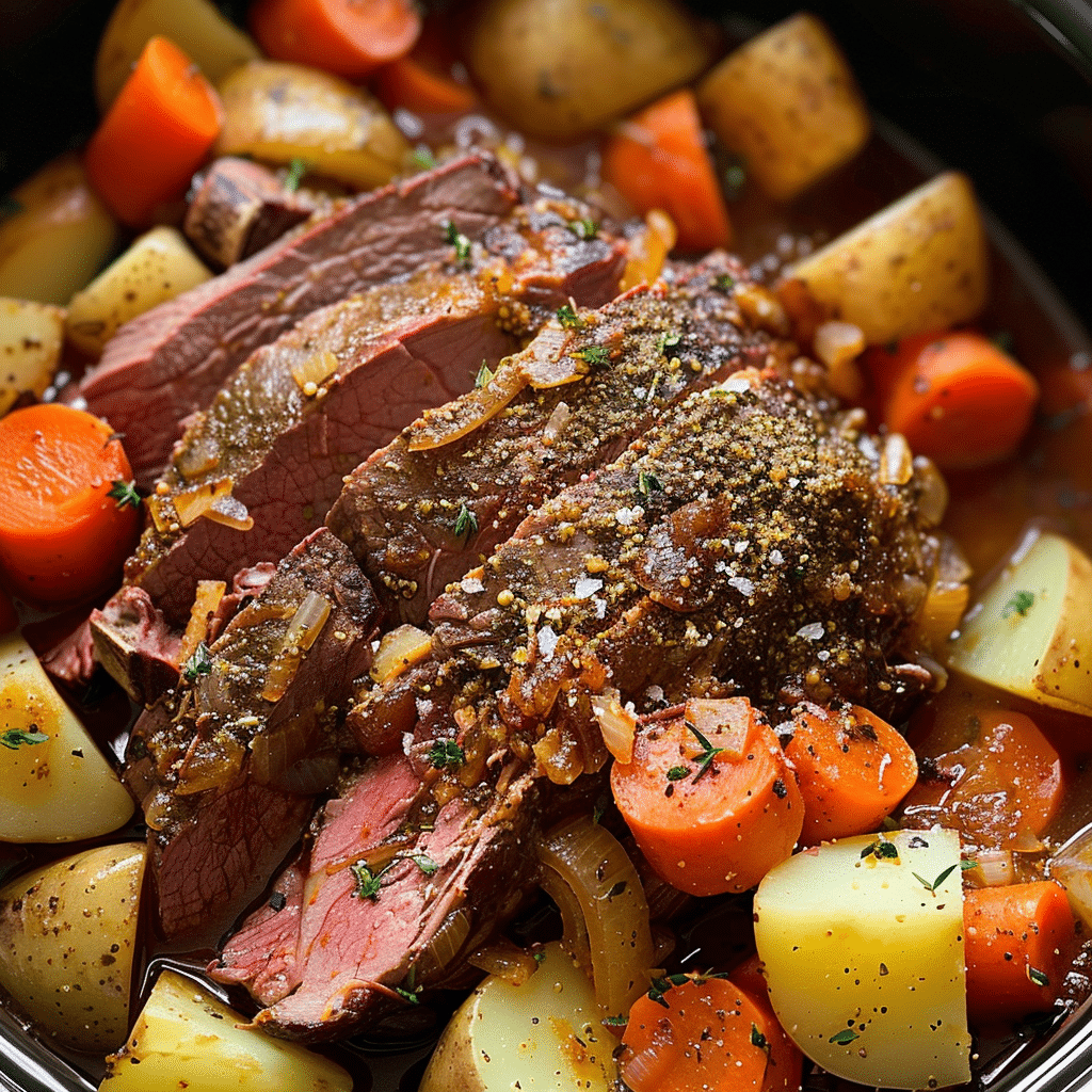Crockpot Chuck Roast with Vegetables 4 Crockpot Chuck Roast with Vegetables 1