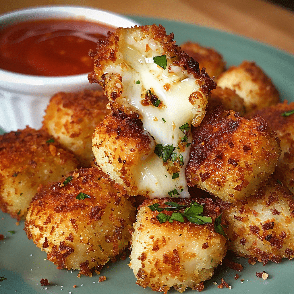 Easy Fried Cheese Bites 4 Easy Fried Cheese Bites