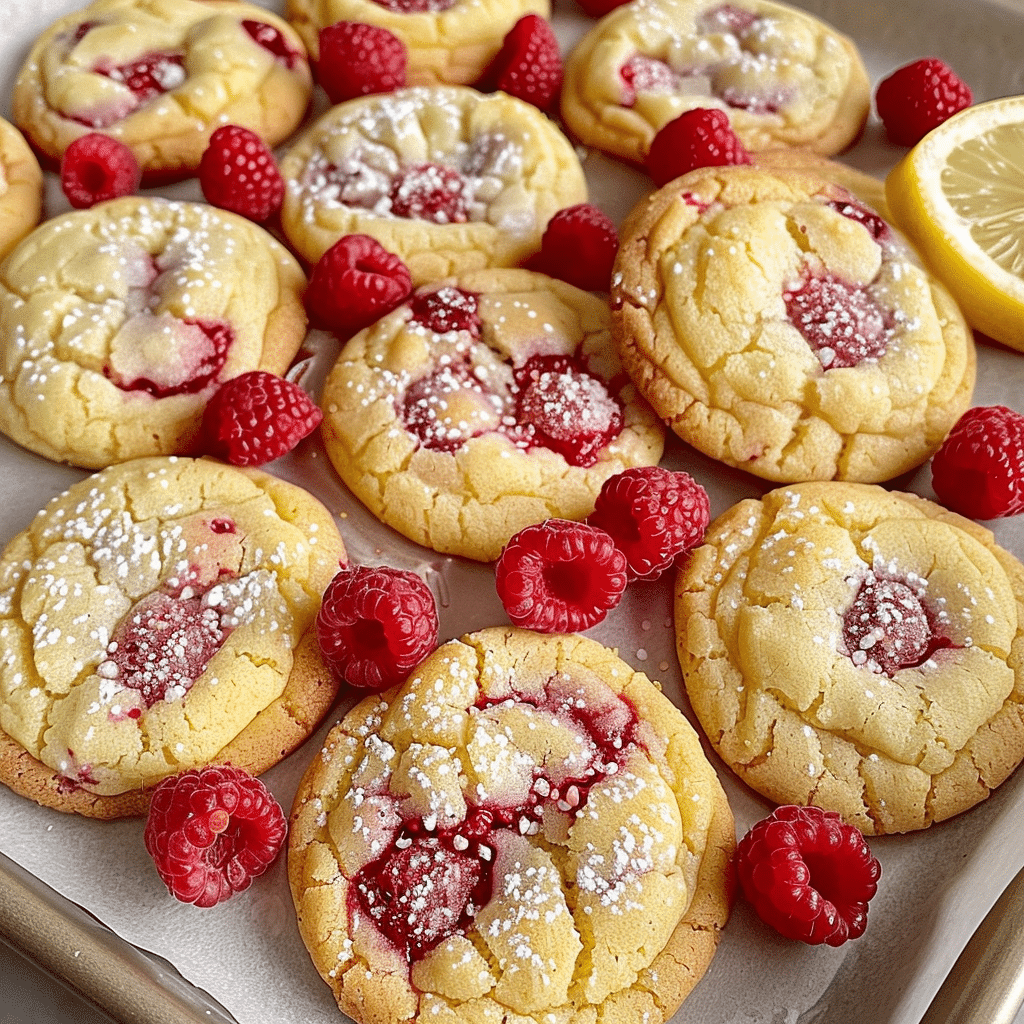 Lemon Raspberry Cookies 4 Lemon Raspberry Cookies