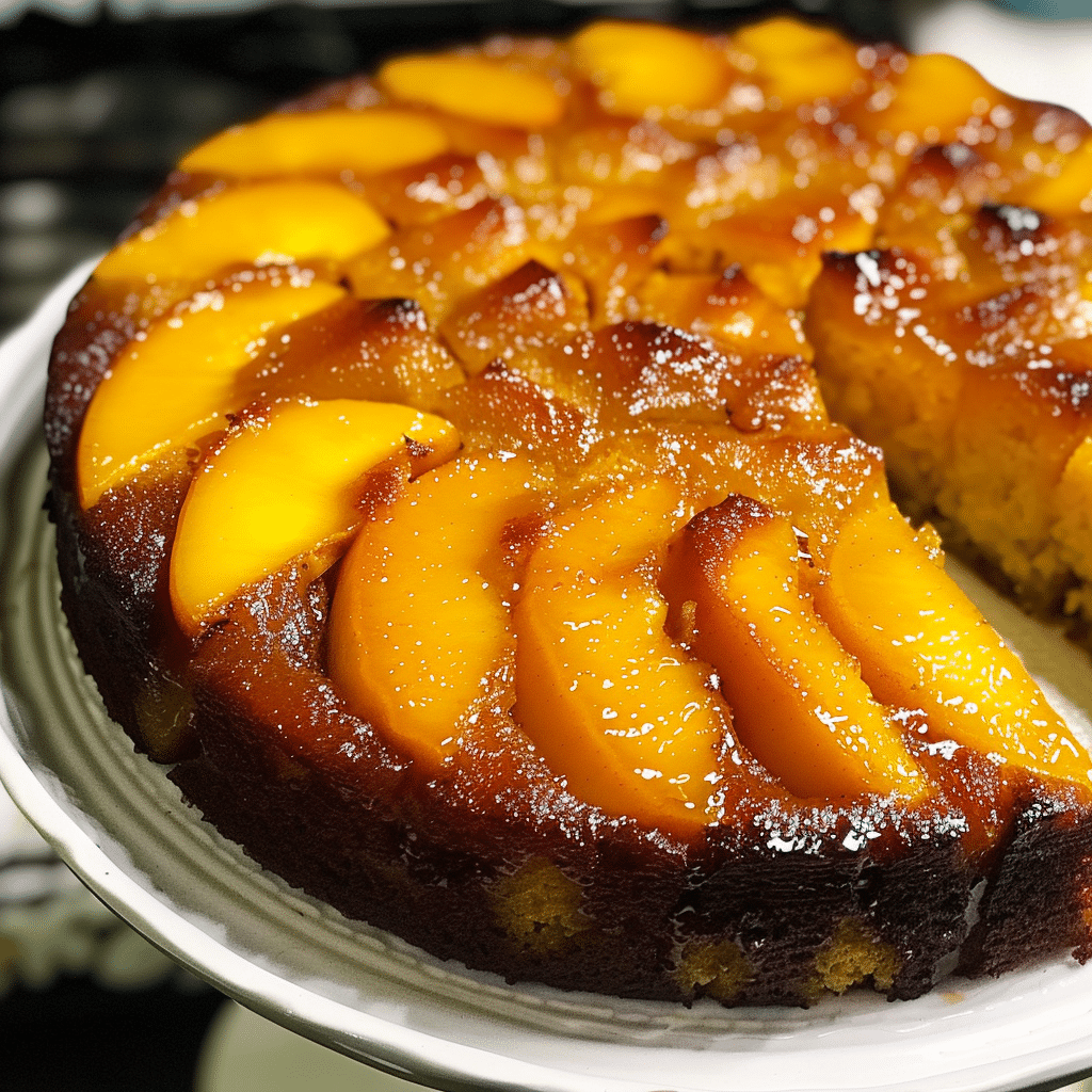 Moist Mango Upside Down Cake 4 Moist Mango Upside Down Cake