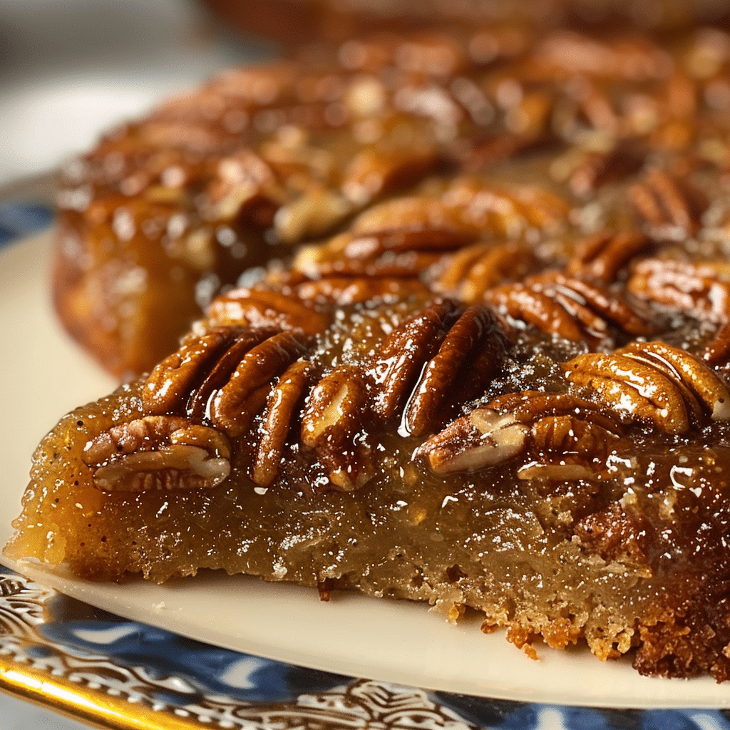 Pecan Upside-Down Cake 4 Pecan Upside Down Cake 1