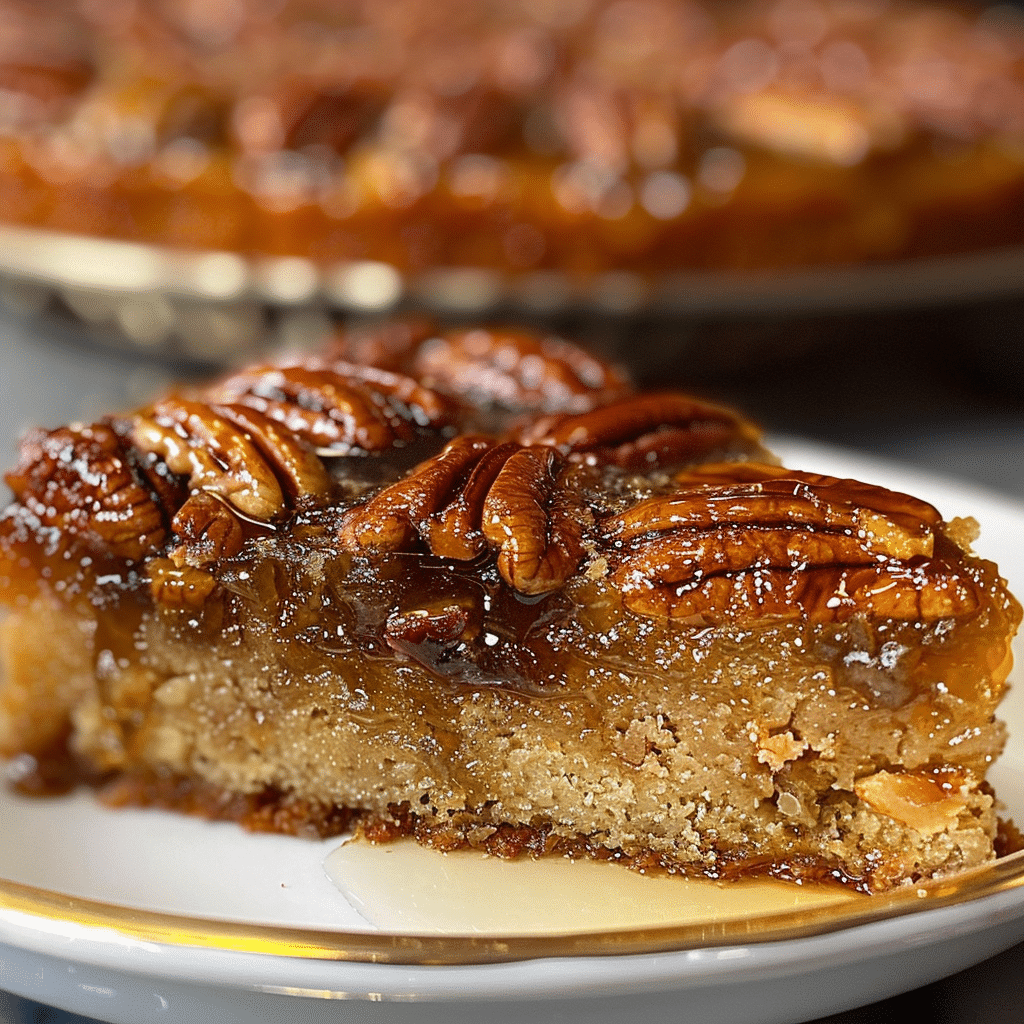 Pecan Upside Down Cake