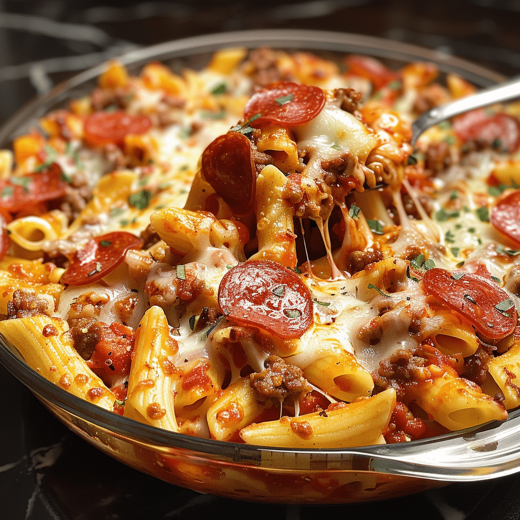 Pizza Pasta Casserole
