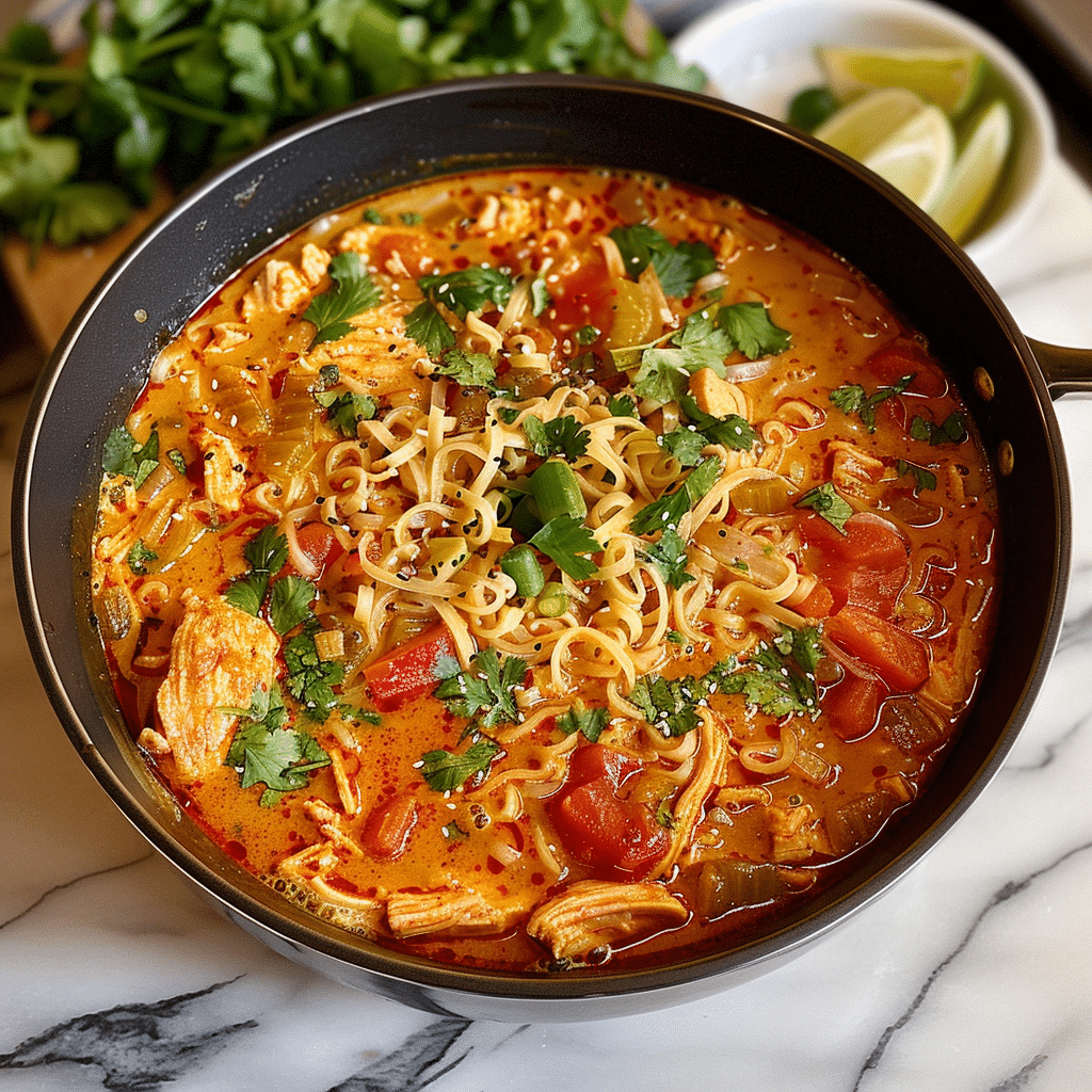 Thai Red Curry Noodle Soup 1