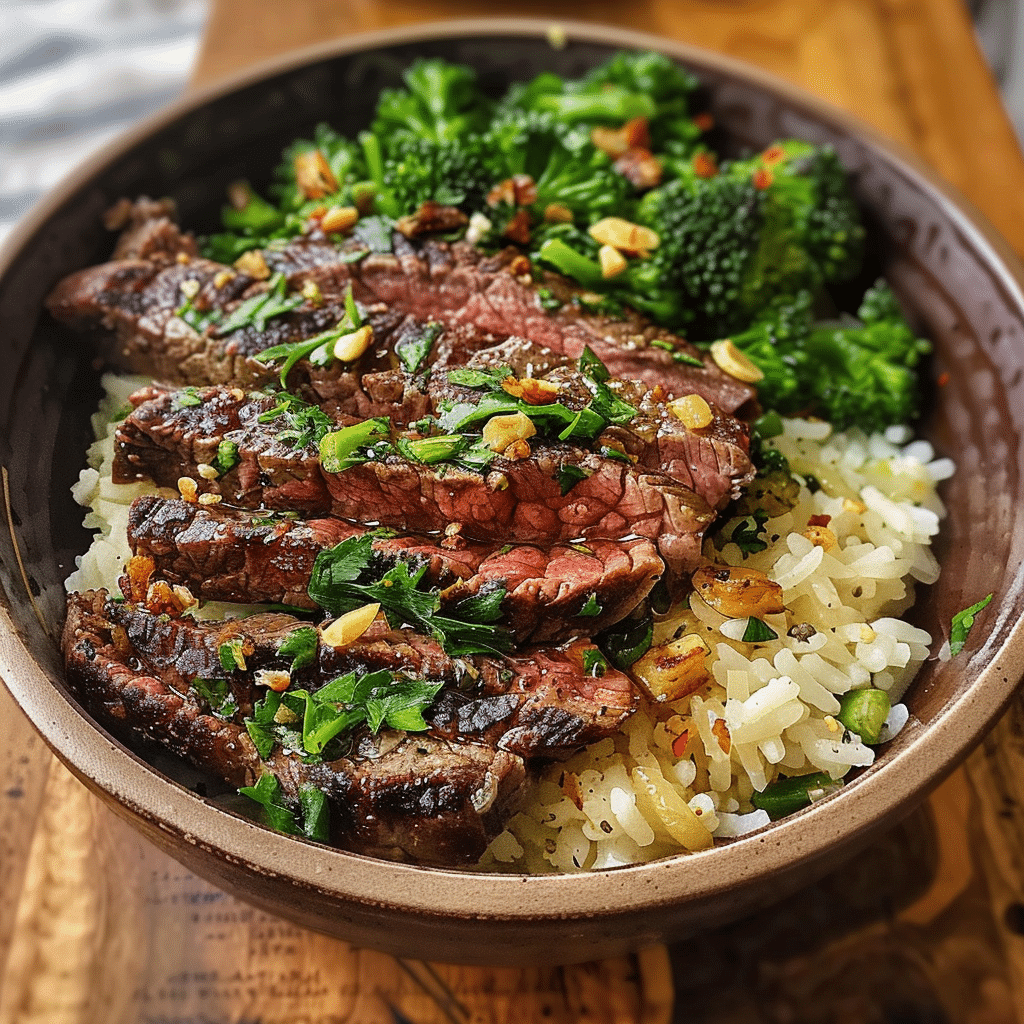 Garlic Butter Steak Bowl 4 raisoney httpss.mj .runP0zm9SxTzgg close up amateur photo from 7543d50e ec80 455b 8e49 8e4a19c101f5 3