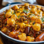 Crockpot Chili Dog Casserole 1