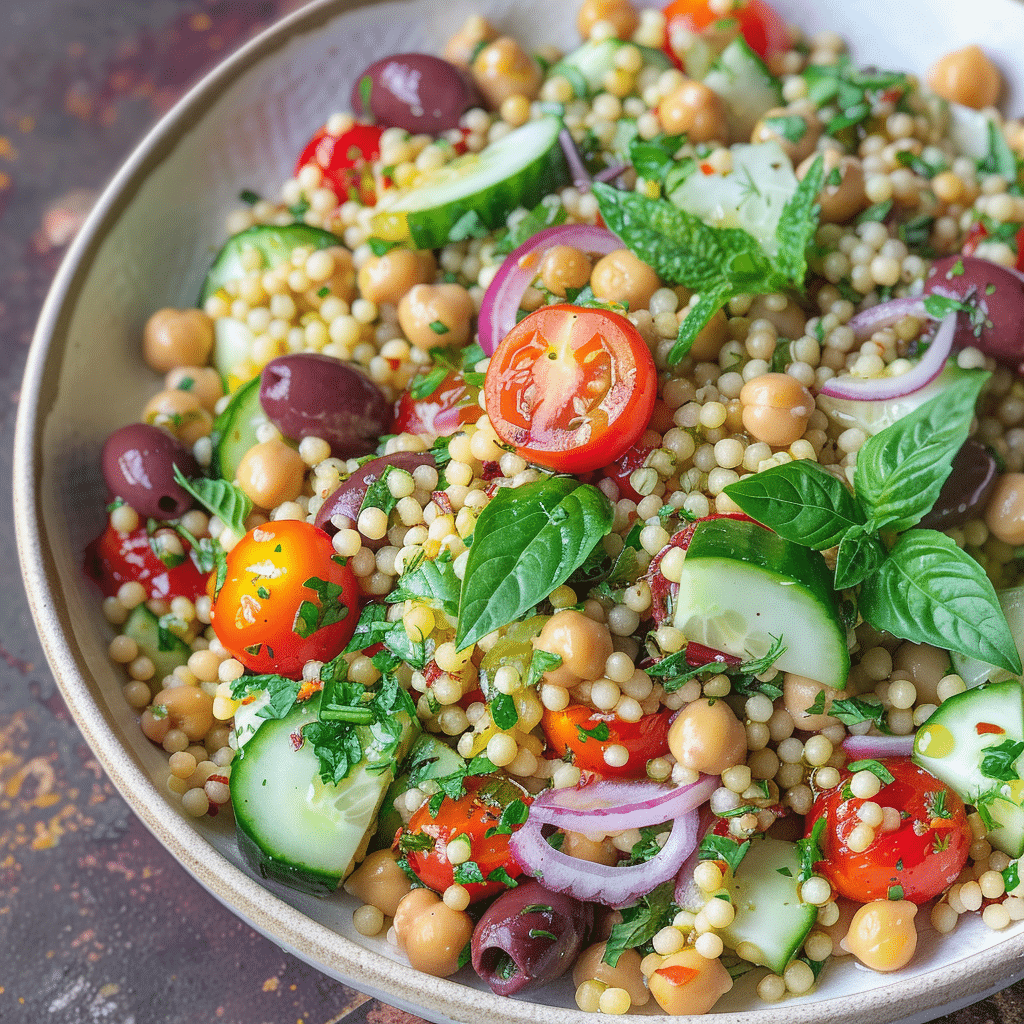 Best Mediterranean Couscous Salad