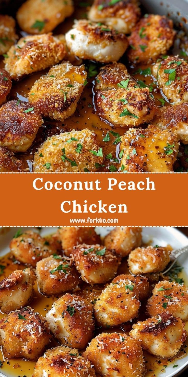 Coconut Peach Chicken 6 Coconut Peach Chicken