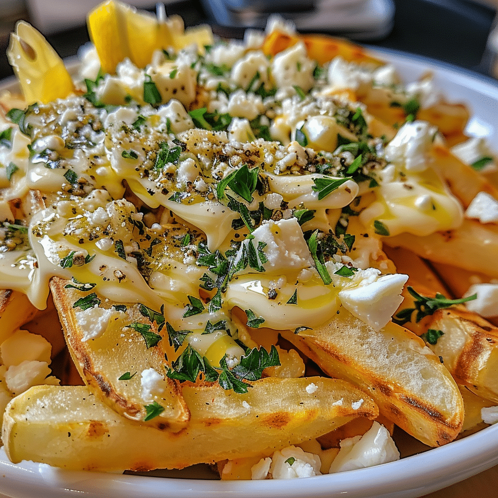 Crispy Greek Lemon Feta Fries 5 Greek Lemon Feta Fries