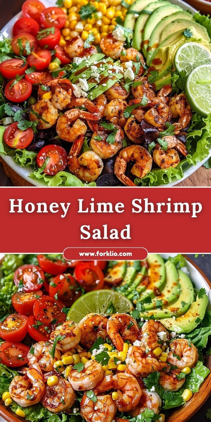 Honey Lime Shrimp Salad 6 Honey Lime Chicken Burritos 1