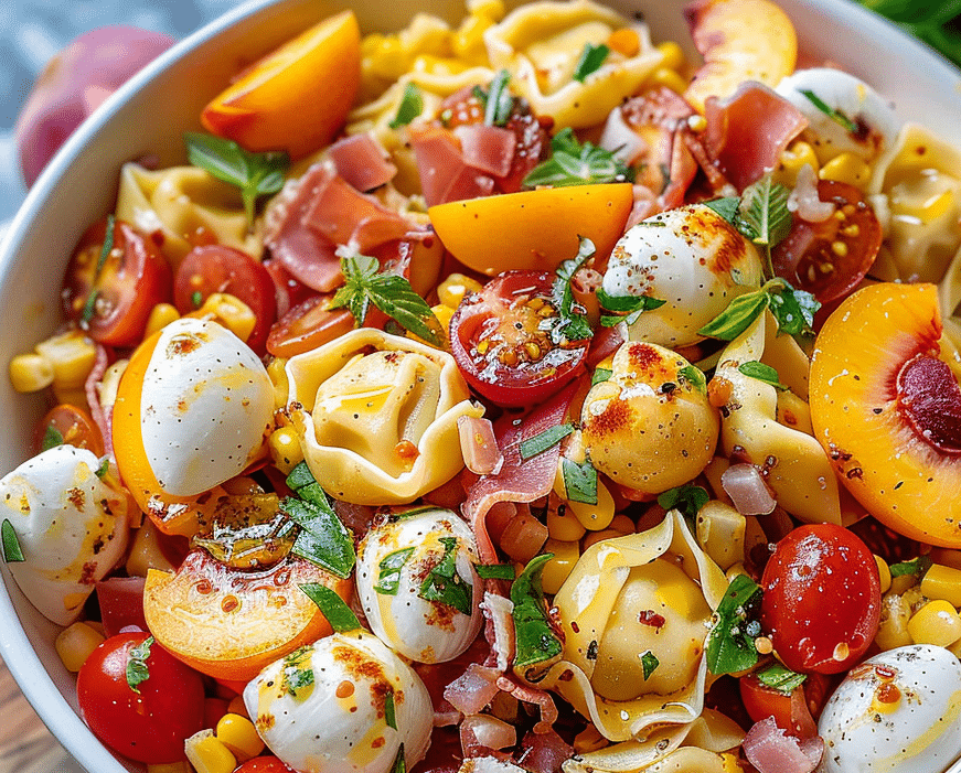 Hot Honey Tortellini Pasta Salad 5 Hot Honey Tortellini Pasta Salad a 15.45.25