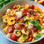 Hot Honey Tortellini Pasta Salad a