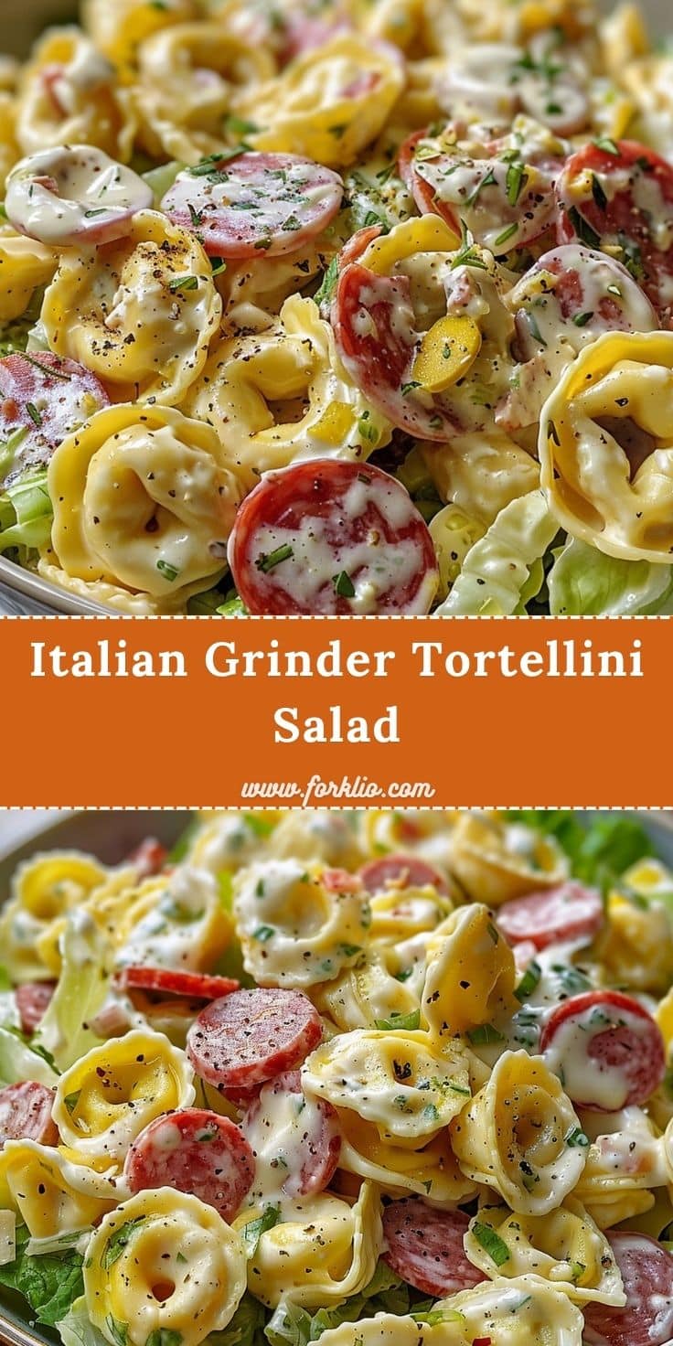 Italian Grinder Tortellini Salad 6 Italian Grinder Tortellini Salad 1