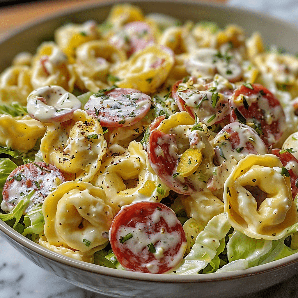 Italian Grinder Tortellini Salad 5 Italian Grinder Tortellini Salad a