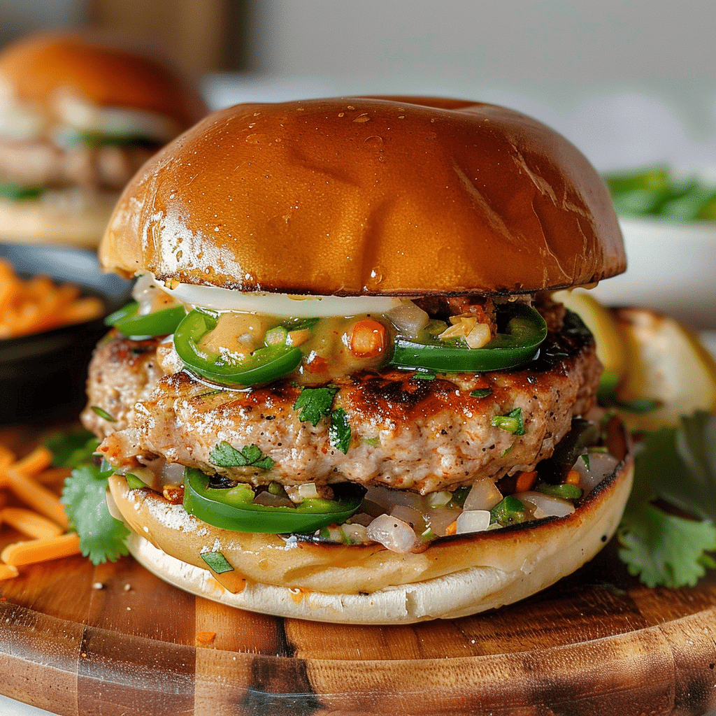 Jalapeño Pepper Jack Turkey Burgers 5 Jalapeno Pepper Jack Turkey Burgers a