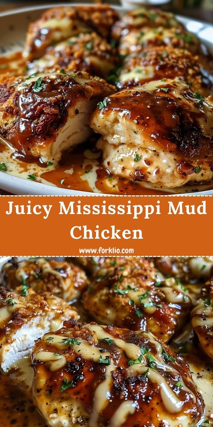 Juicy Mississippi Mud Chicken