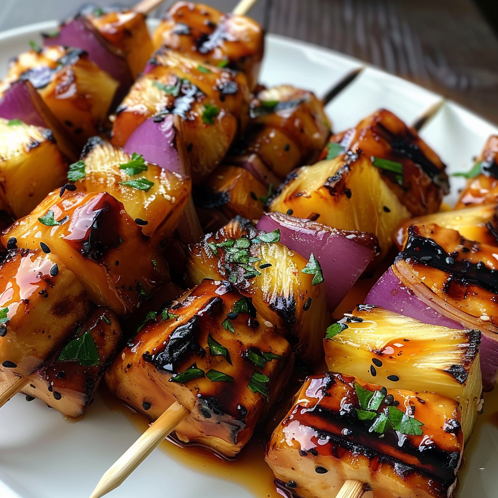 Pineapple Chicken Kabobs 5 Pineapple Chicken Kabobs