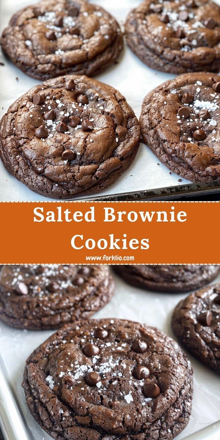 Salted Brownie Cookies 6 Salted Brownie Cookies 1