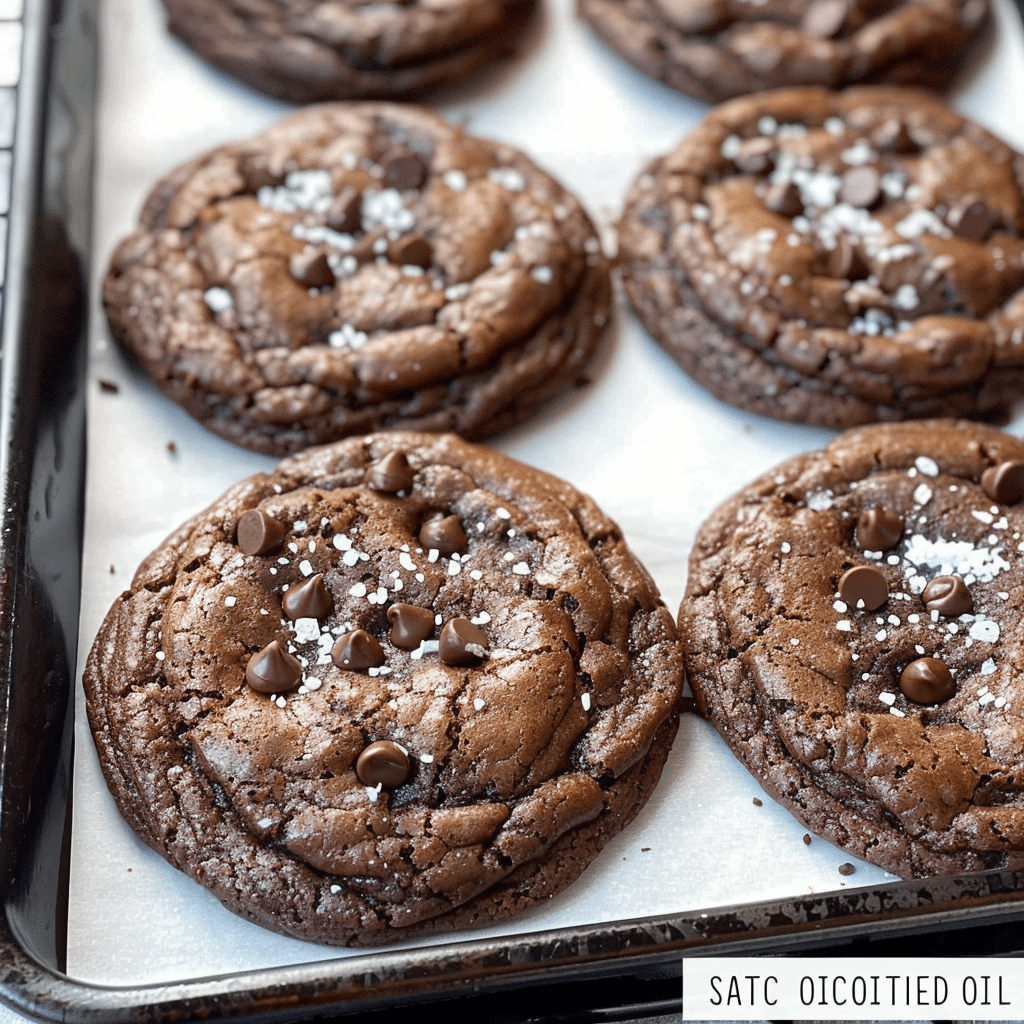 Salted Brownie Cookies 5 Salted Brownie Cookies a