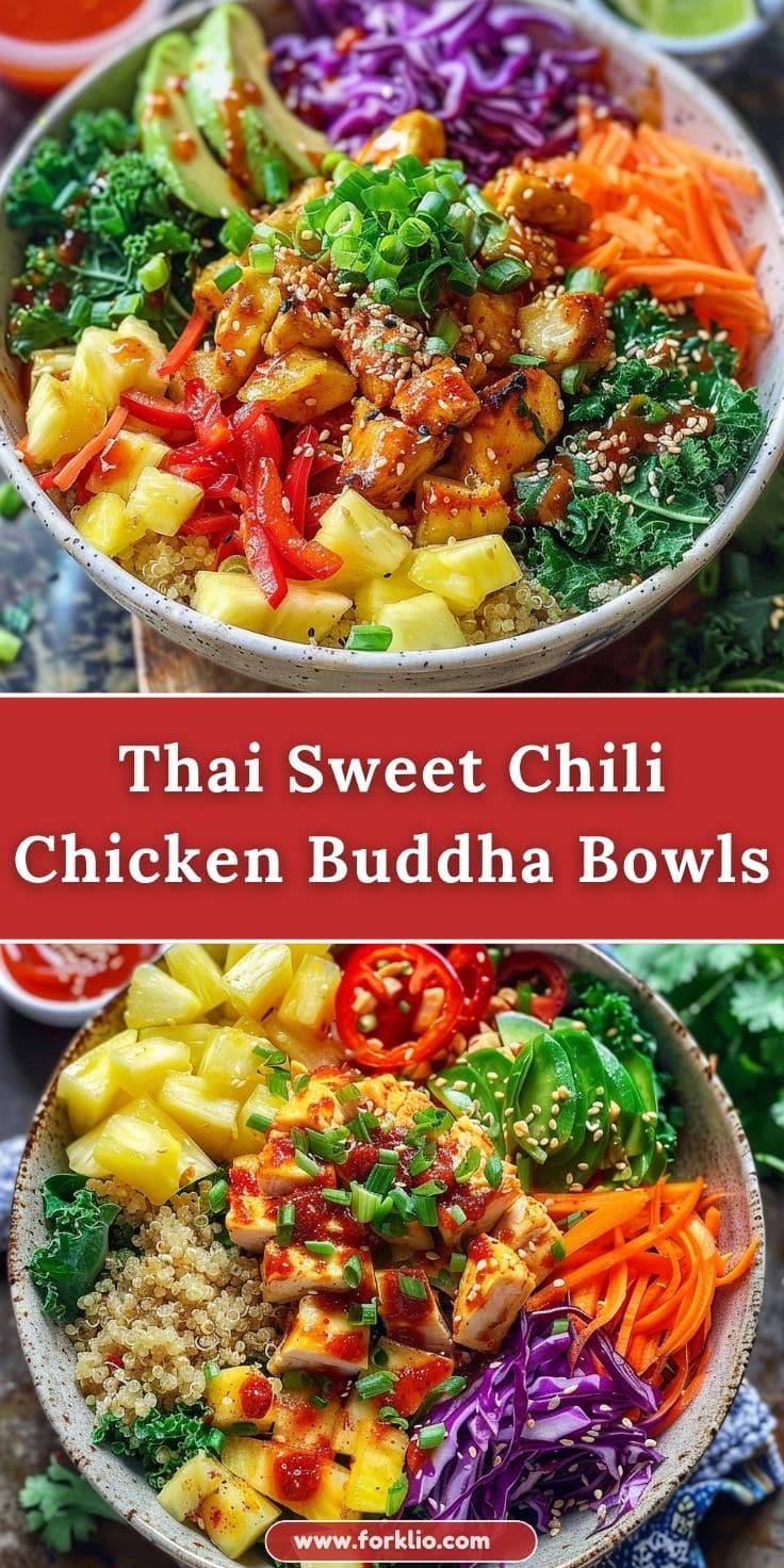 Thai Sweet Chili Chicken Buddha Bowls 6 Thai Sweet Chili Chicken Buddha Bowls