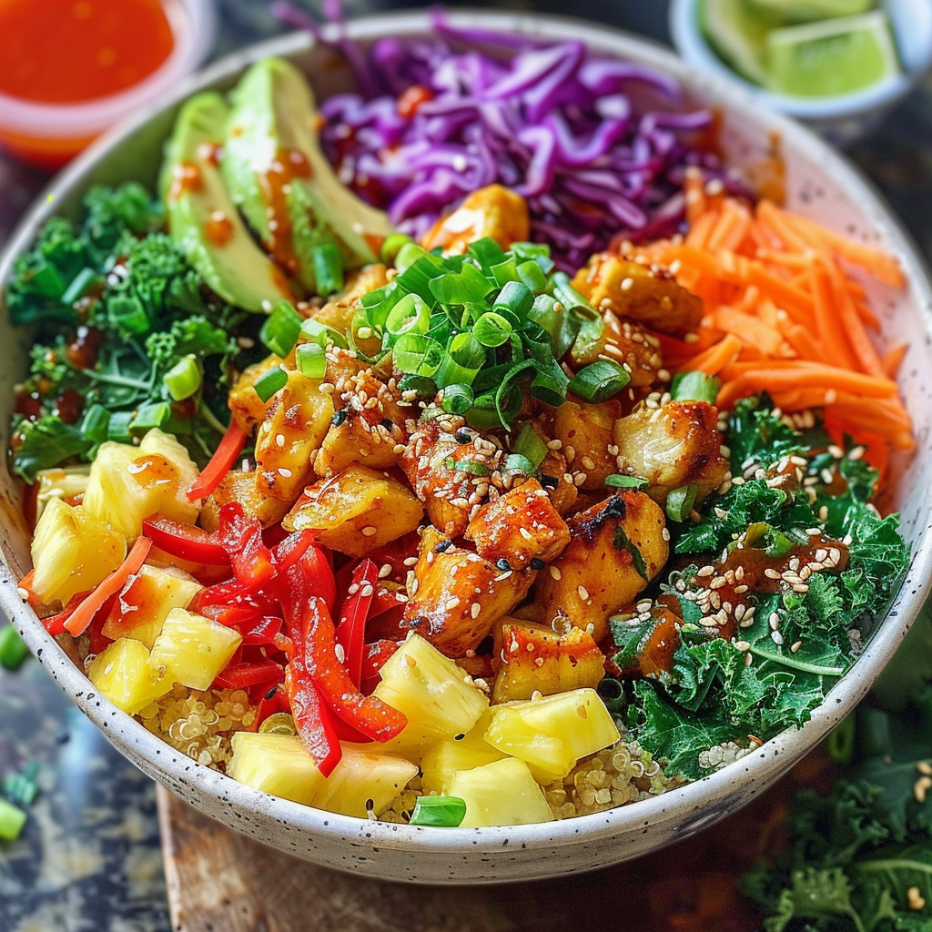 Thai Sweet Chili Chicken Buddha Bowls1