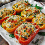 Tuscan Ricotta Stuffed Peppers