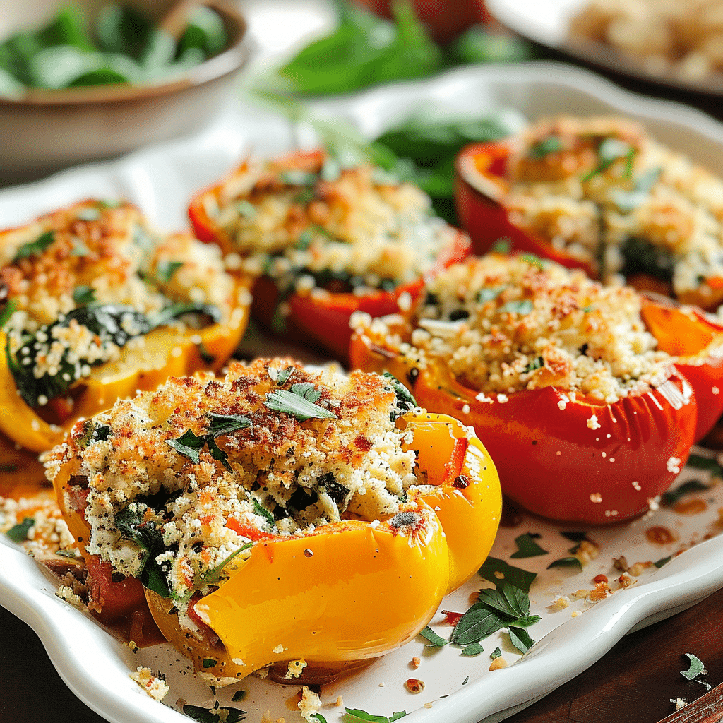 Tuscan Ricotta Stuffed Peppers 5 Tuscan Ricotta Stuffed Peppers a