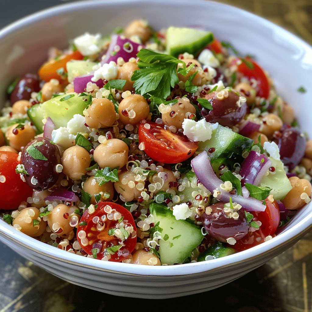 Vibrant Mediterranean Quinoa Salad