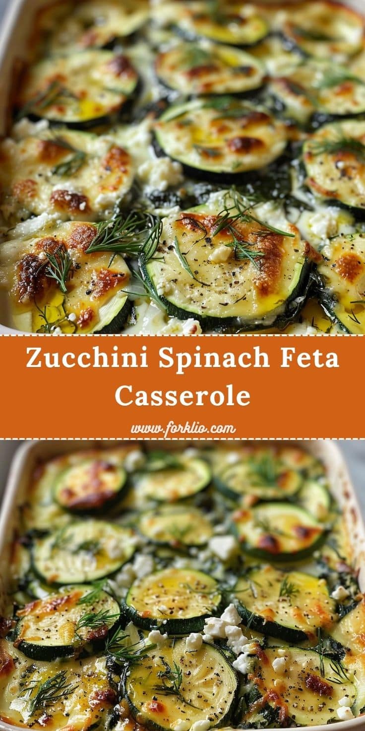 Zucchini Spinach Feta Casserole 5 Zucchini Spinach Feta Casserole