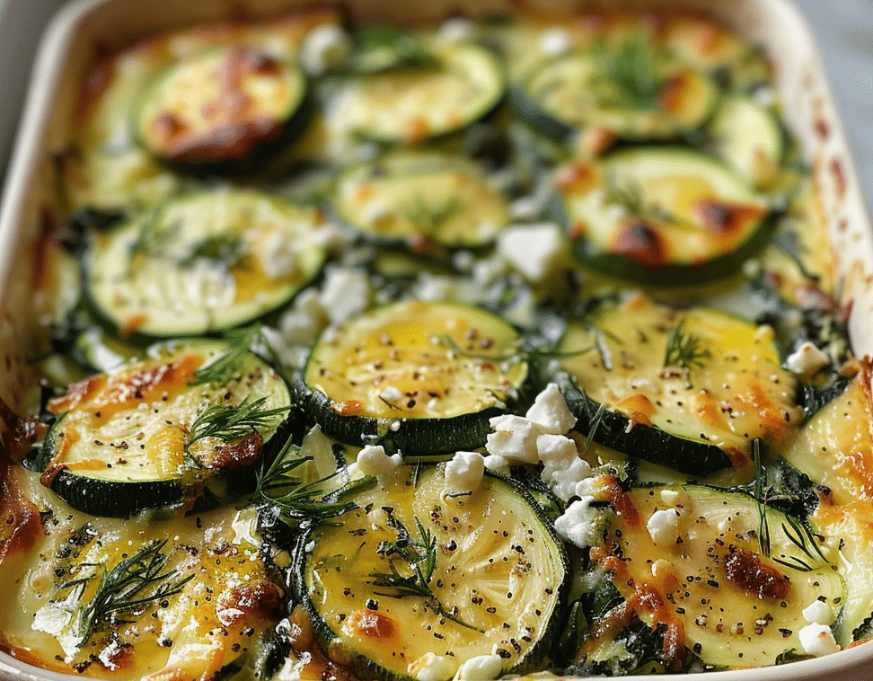 Zucchini Spinach Feta Casserole 6 Zucchini Spinach Feta Casserole